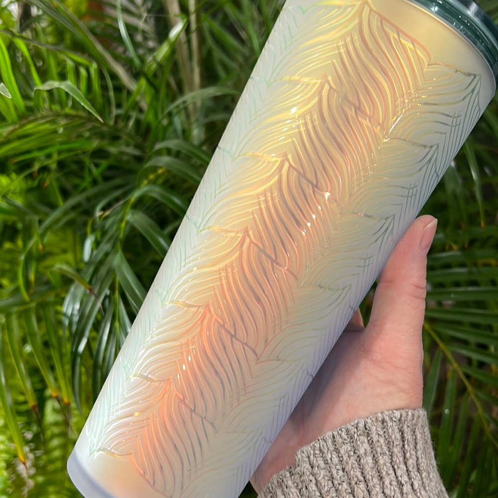 NWT 2021 Frosted Mermaid Tail Starbucks Venti Tumbler